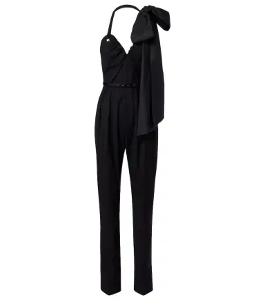 Max Mara Asymmetric virgin wool jumpsuit | Thumbnail 1 Max Mara Asymmetric virgin wool jumpsuit | Thumbnail 1