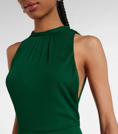 Max Mara Carnet mesh jersey maxi dress | Thumbnail 2 Max Mara Carnet mesh jersey maxi dress | Thumbnail 2