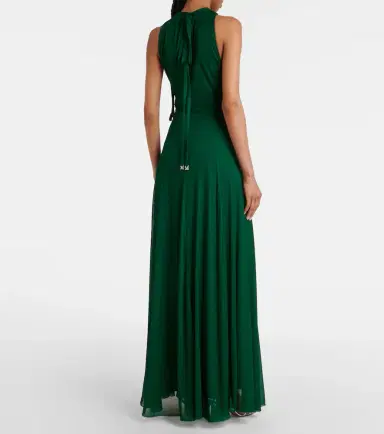 Max Mara Carnet mesh jersey maxi dress | Thumbnail 5 Max Mara Carnet mesh jersey maxi dress | Thumbnail 5