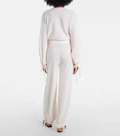 Max Mara Virgin wool wide-leg pants | Thumbnail 3 Max Mara Virgin wool wide-leg pants | Thumbnail 3