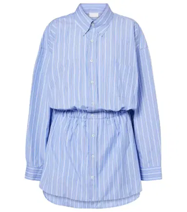 Maison Margiela Striped cotton poplin jumpsuit | Thumbnail 1 Maison Margiela Striped cotton poplin jumpsuit | Thumbnail 1