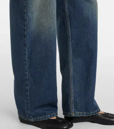 Maison Margiela Distressed barrel-leg jeans | Thumbnail 2 Maison Margiela Distressed barrel-leg jeans | Thumbnail 2