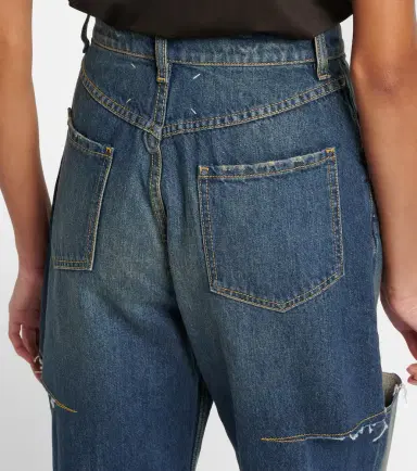 Maison Margiela Distressed barrel-leg jeans | Thumbnail 5 Maison Margiela Distressed barrel-leg jeans | Thumbnail 5
