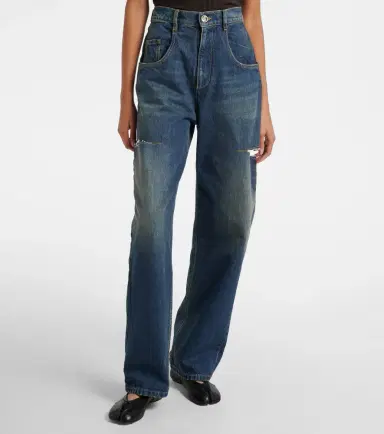 Maison Margiela Distressed barrel-leg jeans | Thumbnail 7 Maison Margiela Distressed barrel-leg jeans | Thumbnail 7
