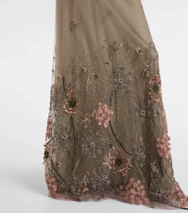 Costarellos Floral embellished gown | Thumbnail 2 Costarellos Floral embellished gown | Thumbnail 2