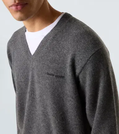 Miu Miu Layered cashmere sweater | Thumbnail 2 Miu Miu Layered cashmere sweater | Thumbnail 2