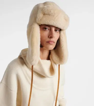Jacquemus Chapka leather-trimmed shearling hat | Thumbnail 4 Jacquemus Chapka leather-trimmed shearling hat | Thumbnail 4
