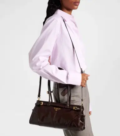 Prada Bonnie Medium leather shoulder bag | Thumbnail 6 Prada Bonnie Medium leather shoulder bag | Thumbnail 6