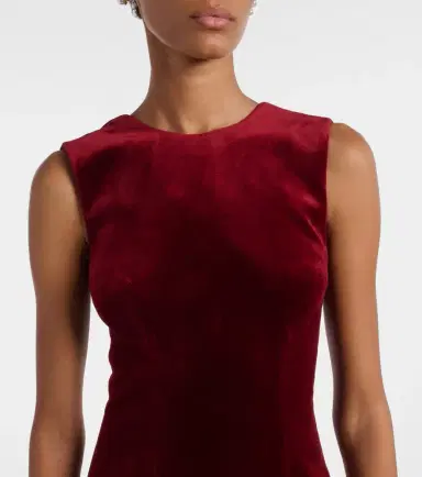 Emilia Wickstead Nodin cotton velvet gown | Thumbnail 2 Emilia Wickstead Nodin cotton velvet gown | Thumbnail 2