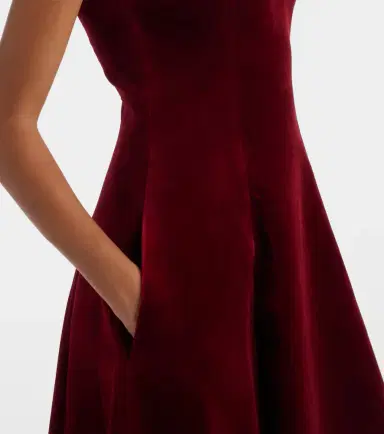 Emilia Wickstead Nodin cotton velvet gown | Thumbnail 5 Emilia Wickstead Nodin cotton velvet gown | Thumbnail 5