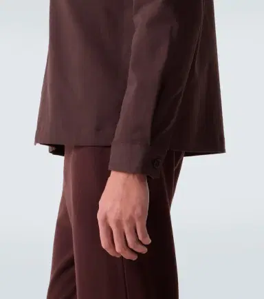 Sunspel Cotton and cashmere overshirt | Thumbnail 3 Sunspel Cotton and cashmere overshirt | Thumbnail 3