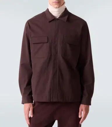 Sunspel Cotton and cashmere overshirt | Thumbnail 5 Sunspel Cotton and cashmere overshirt | Thumbnail 5