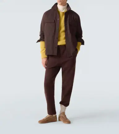Sunspel Cotton and cashmere overshirt | Thumbnail 6 Sunspel Cotton and cashmere overshirt | Thumbnail 6