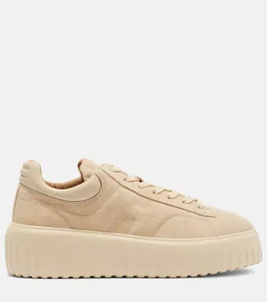 Hogan H-Stripes suede platform sneakers | Thumbnail 3 Hogan H-Stripes suede platform sneakers | Thumbnail 3