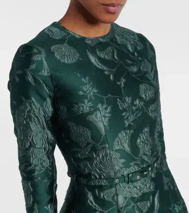 Emilia Wickstead Capucine floral cloqué midi dress | Thumbnail 4 Emilia Wickstead Capucine floral cloqué midi dress | Thumbnail 4