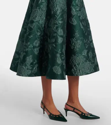 Emilia Wickstead Capucine floral cloqué midi dress | Thumbnail 5 Emilia Wickstead Capucine floral cloqué midi dress | Thumbnail 5