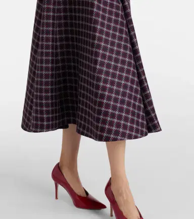 Emilia Wickstead Jody houndstooth wool-blend midi dress | Thumbnail 4 Emilia Wickstead Jody houndstooth wool-blend midi dress | Thumbnail 4