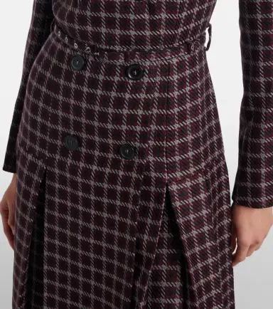 Emilia Wickstead Chaney houndstooth wool-blend midi dress | Thumbnail 3 Emilia Wickstead Chaney houndstooth wool-blend midi dress | Thumbnail 3