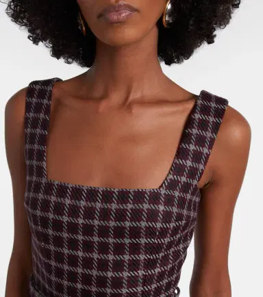 Emilia Wickstead Petra houndstooth wool-blend midi dress | Thumbnail 4 Emilia Wickstead Petra houndstooth wool-blend midi dress | Thumbnail 4