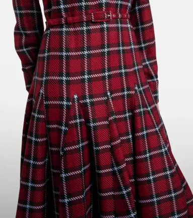 Emilia Wickstead Marione belted tartan wool-blend midi dress | Thumbnail 2 Emilia Wickstead Marione belted tartan wool-blend midi dress | Thumbnail 2