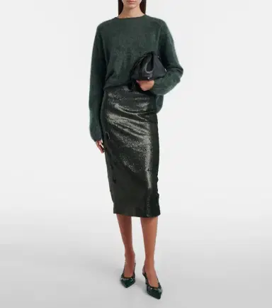 Emilia Wickstead Bethan sequined pencil skirt | Thumbnail 5 Emilia Wickstead Bethan sequined pencil skirt | Thumbnail 5