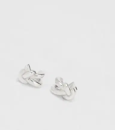 Bottega Veneta Knot sterling silver earrings | Thumbnail 4 Bottega Veneta Knot sterling silver earrings | Thumbnail 4