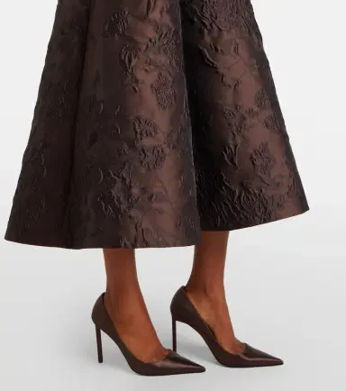 Emilia Wickstead Flared embroidered midi dress | Thumbnail 2 Emilia Wickstead Flared embroidered midi dress | Thumbnail 2