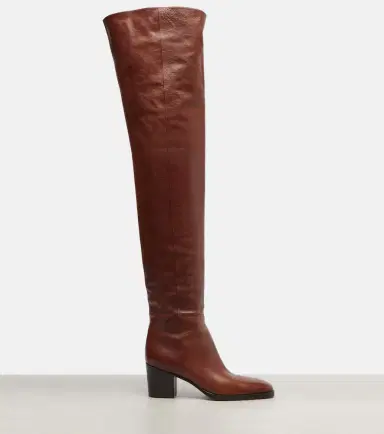 Saint Laurent Odeon leather over-the-knee boots | Thumbnail 2 Saint Laurent Odeon leather over-the-knee boots | Thumbnail 2