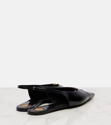 Saint Laurent Babylone leather slingback flats | Thumbnail 4 Saint Laurent Babylone leather slingback flats | Thumbnail 4