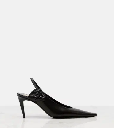 Saint Laurent Anne-Marie 75 leather slingback pumps | Thumbnail 4 Saint Laurent Anne-Marie 75 leather slingback pumps | Thumbnail 4