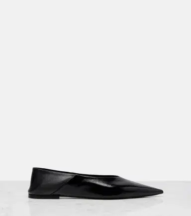 Saint Laurent Carolyn leather ballet flats | Thumbnail 4 Saint Laurent Carolyn leather ballet flats | Thumbnail 4
