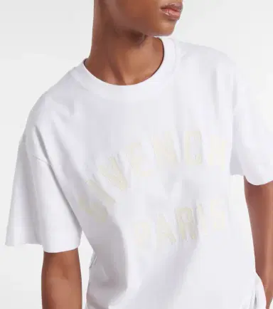 Givenchy Paris logo cotton jersey T-shirt | Thumbnail 4 Givenchy Paris logo cotton jersey T-shirt | Thumbnail 4