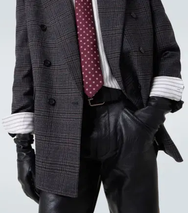 Saint Laurent Checked wool and cashmere blazer | Thumbnail 4 Saint Laurent Checked wool and cashmere blazer | Thumbnail 4