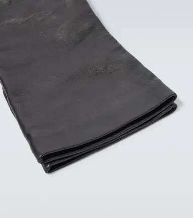 Saint Laurent Cassandre leather gloves | Thumbnail 2 Saint Laurent Cassandre leather gloves | Thumbnail 2