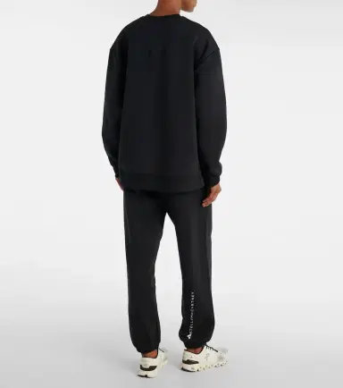 adidas by Stella McCartney Logo cotton-blend jersey sweatshirt | Thumbnail 5 adidas by Stella McCartney Logo cotton-blend jersey sweatshirt | Thumbnail 5