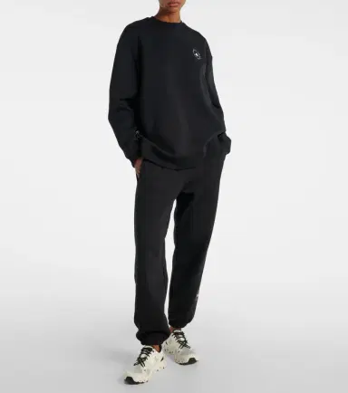 adidas by Stella McCartney Logo cotton-blend jersey sweatshirt | Thumbnail 6 adidas by Stella McCartney Logo cotton-blend jersey sweatshirt | Thumbnail 6