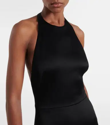 Givenchy Open-back crêpe and satin gown | Thumbnail 6 Givenchy Open-back crêpe and satin gown | Thumbnail 6