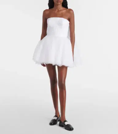 Givenchy Caped lace bustier dress | Thumbnail 4 Givenchy Caped lace bustier dress | Thumbnail 4