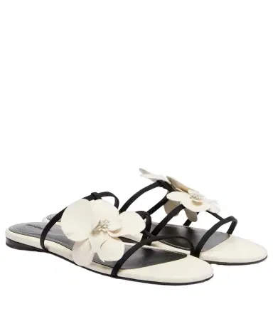 Zimmermann Orchid leather sandals | Thumbnail 1 Zimmermann Orchid leather sandals | Thumbnail 1
