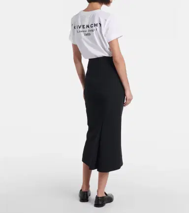 Givenchy Cady crêpe pencil skirt | Thumbnail 3 Givenchy Cady crêpe pencil skirt | Thumbnail 3