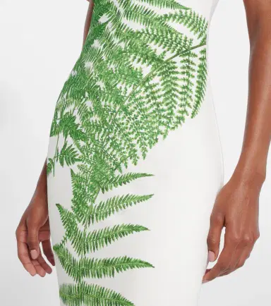 Oscar de la Renta Printed jersey T-shirt dress | Thumbnail 6 Oscar de la Renta Printed jersey T-shirt dress | Thumbnail 6