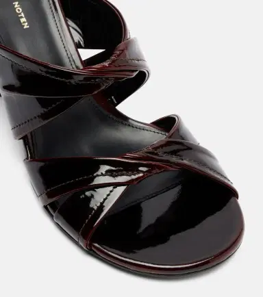 Dries Van Noten 75 patent leather wedge mules | Thumbnail 3 Dries Van Noten 75 patent leather wedge mules | Thumbnail 3