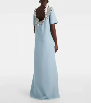 Oscar de la Renta Fern sequined wool-blend gown | Thumbnail 4 Oscar de la Renta Fern sequined wool-blend gown | Thumbnail 4