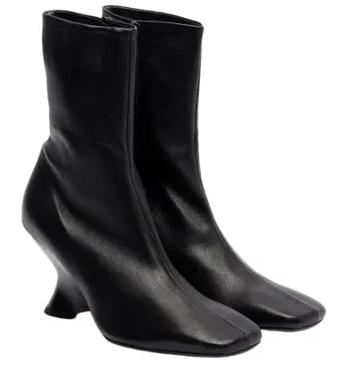 Dries Van Noten 75 leather ankle boots | Thumbnail 1 Dries Van Noten 75 leather ankle boots | Thumbnail 1
