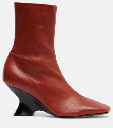 Dries Van Noten 75 leather ankle boots | Thumbnail 2 Dries Van Noten 75 leather ankle boots | Thumbnail 2
