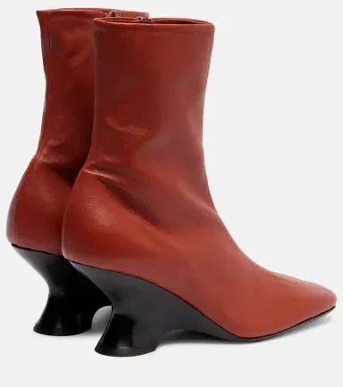 Dries Van Noten 75 leather ankle boots | Thumbnail 4 Dries Van Noten 75 leather ankle boots | Thumbnail 4