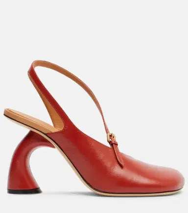 Dries Van Noten 95 leather slingback pumps | Thumbnail 3 Dries Van Noten 95 leather slingback pumps | Thumbnail 3