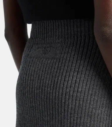 Givenchy Ribbed-knit wool and alpaca-blend miniskirt | Thumbnail 3 Givenchy Ribbed-knit wool and alpaca-blend miniskirt | Thumbnail 3