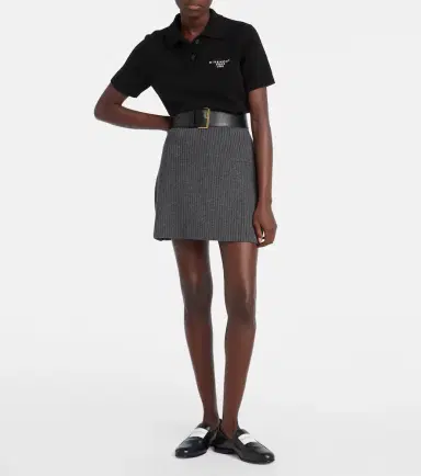 Givenchy Ribbed-knit wool and alpaca-blend miniskirt | Thumbnail 4 Givenchy Ribbed-knit wool and alpaca-blend miniskirt | Thumbnail 4
