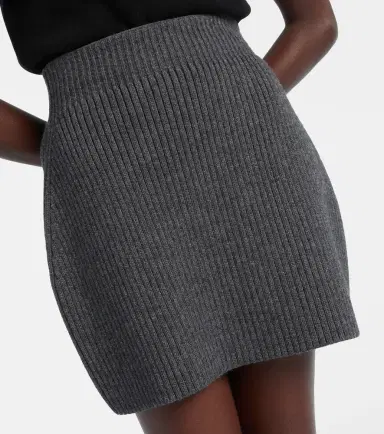 Givenchy Ribbed-knit wool and alpaca-blend miniskirt | Thumbnail 5 Givenchy Ribbed-knit wool and alpaca-blend miniskirt | Thumbnail 5